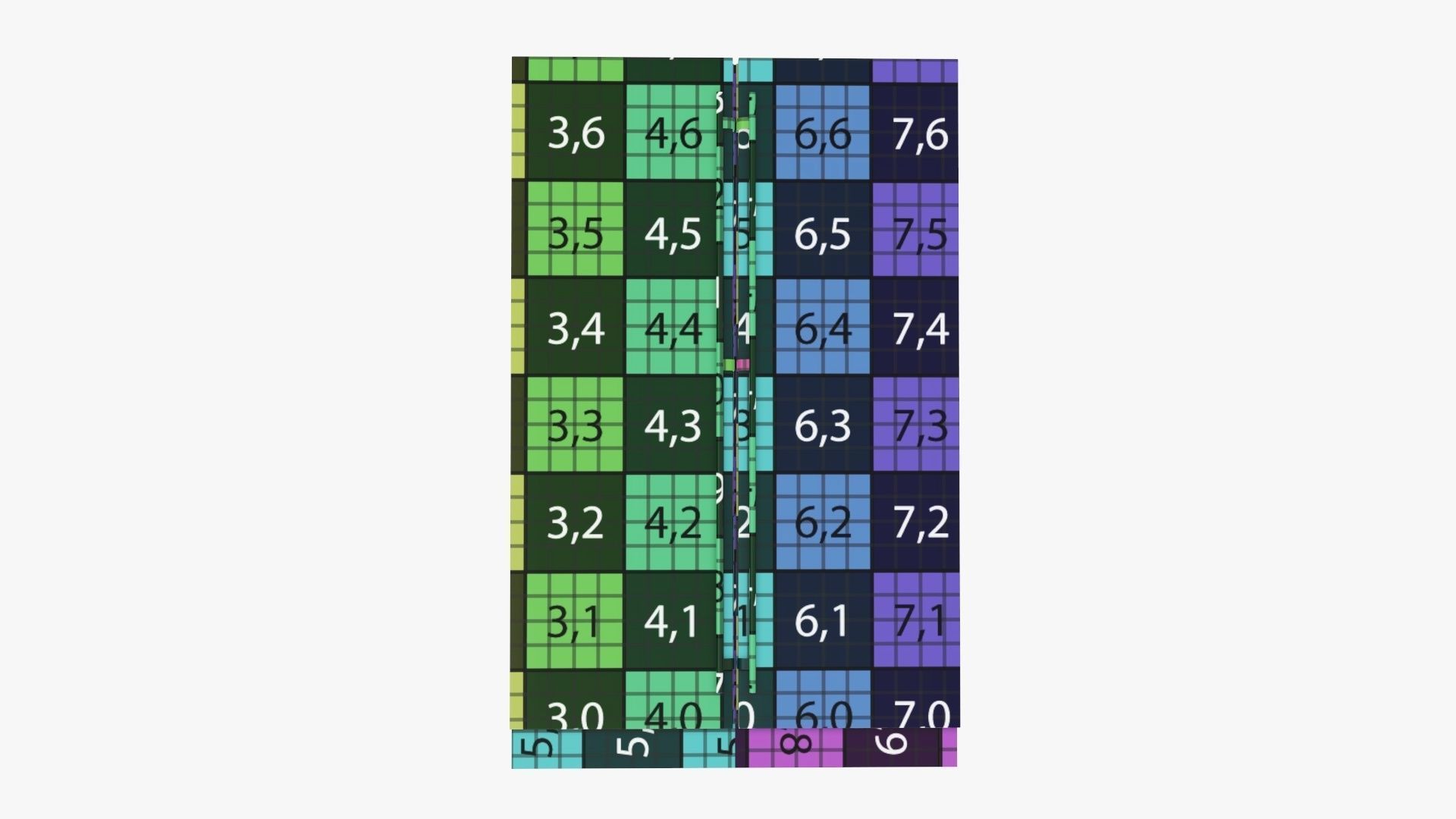 Refrigerator free-standing double 3D model_14