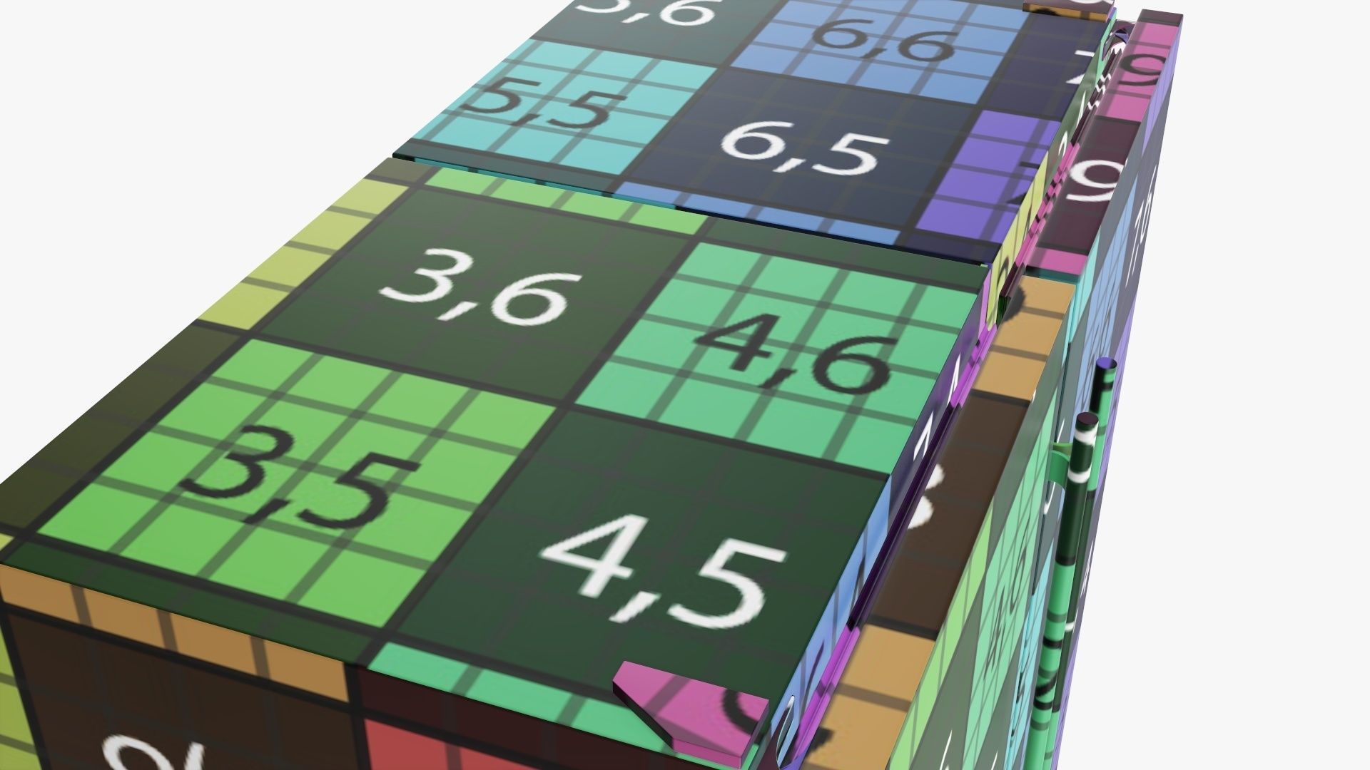 Refrigerator free-standing double 3D model_12