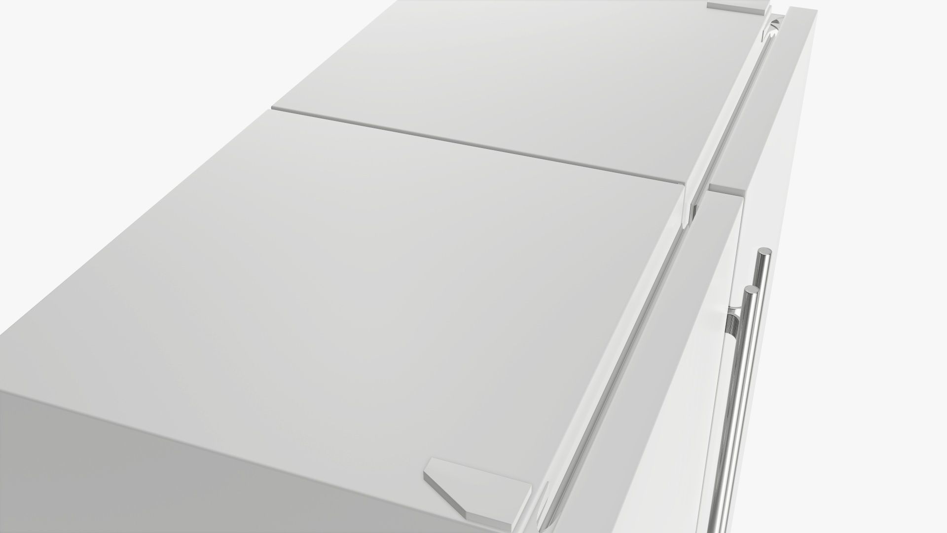 Refrigerator free-standing double 3D model_2