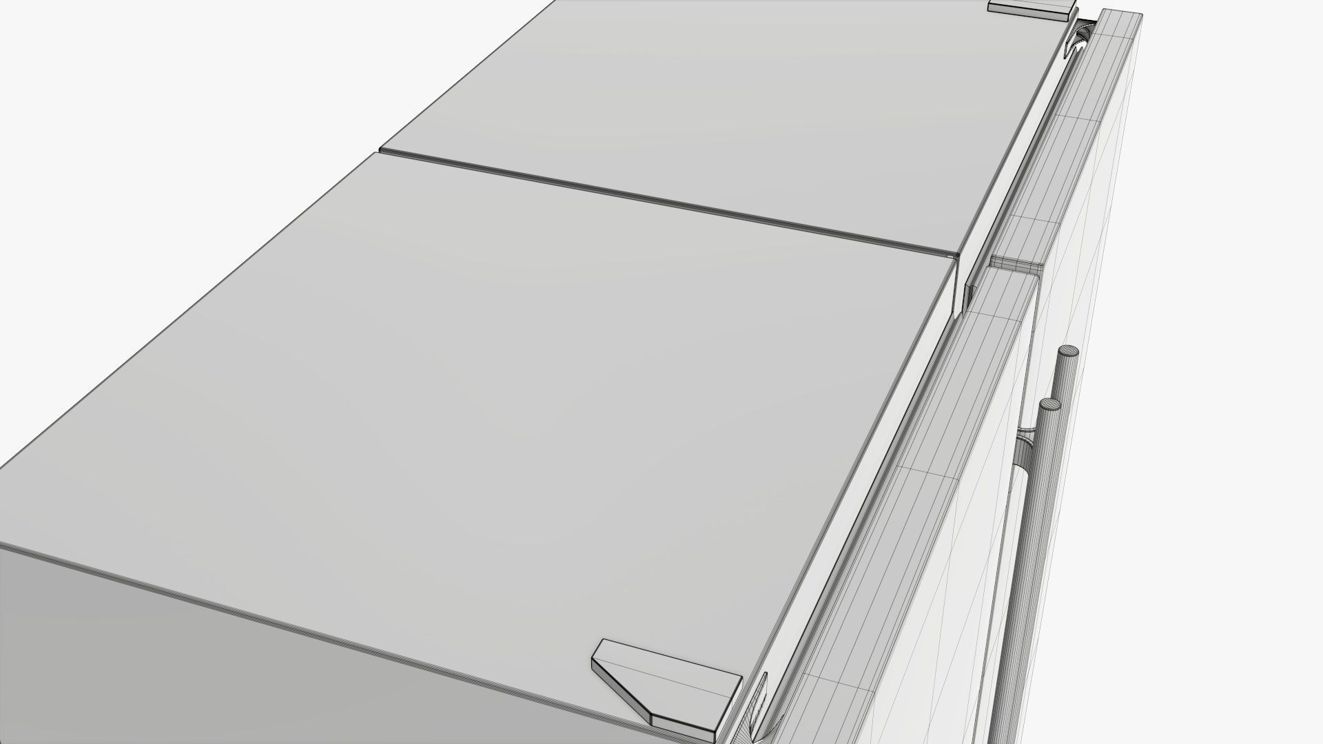 Refrigerator free-standing double 3D model_7