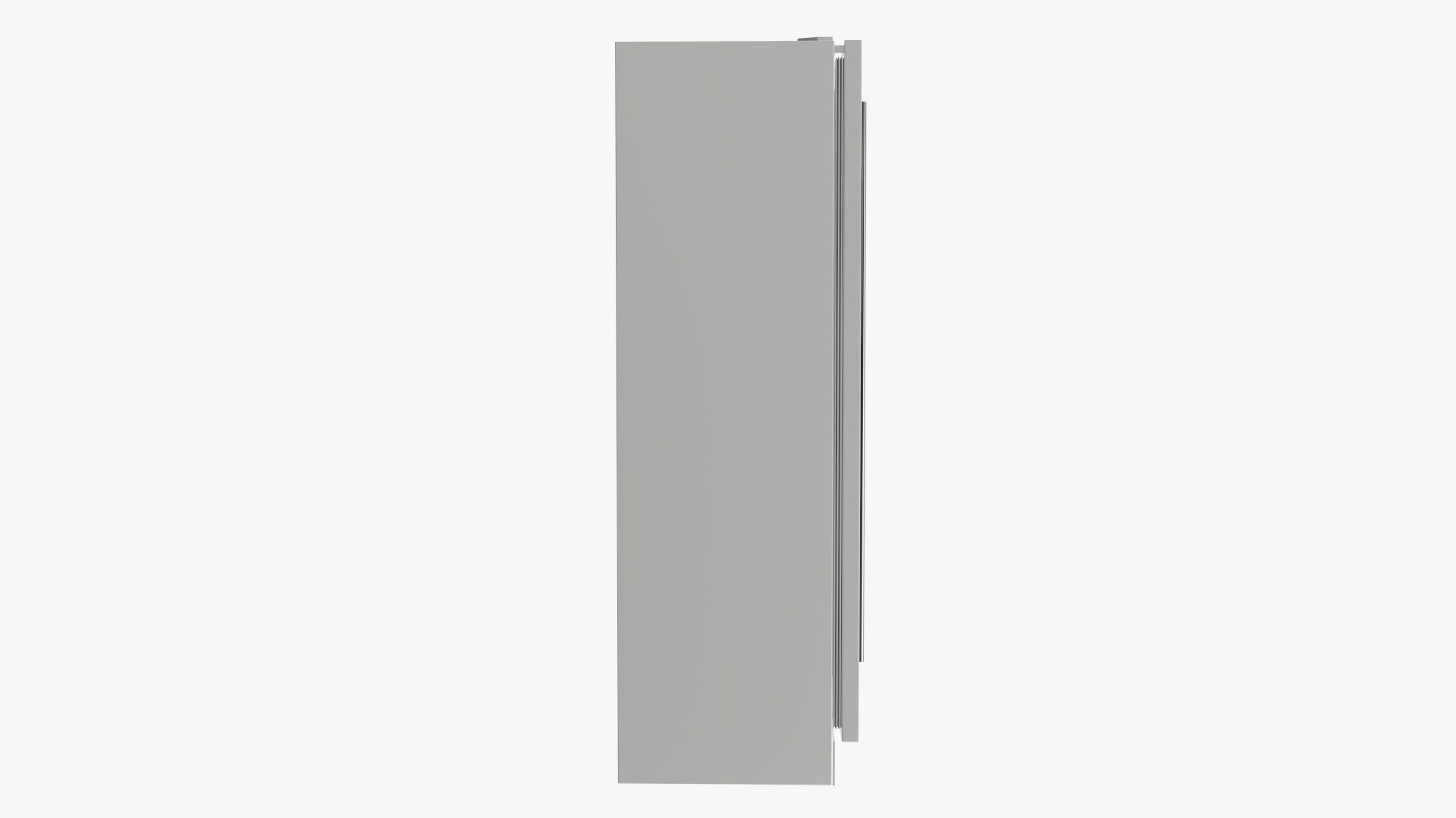 Refrigerator free-standing double 3D model_3