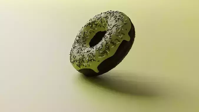 Black Donut Matcha