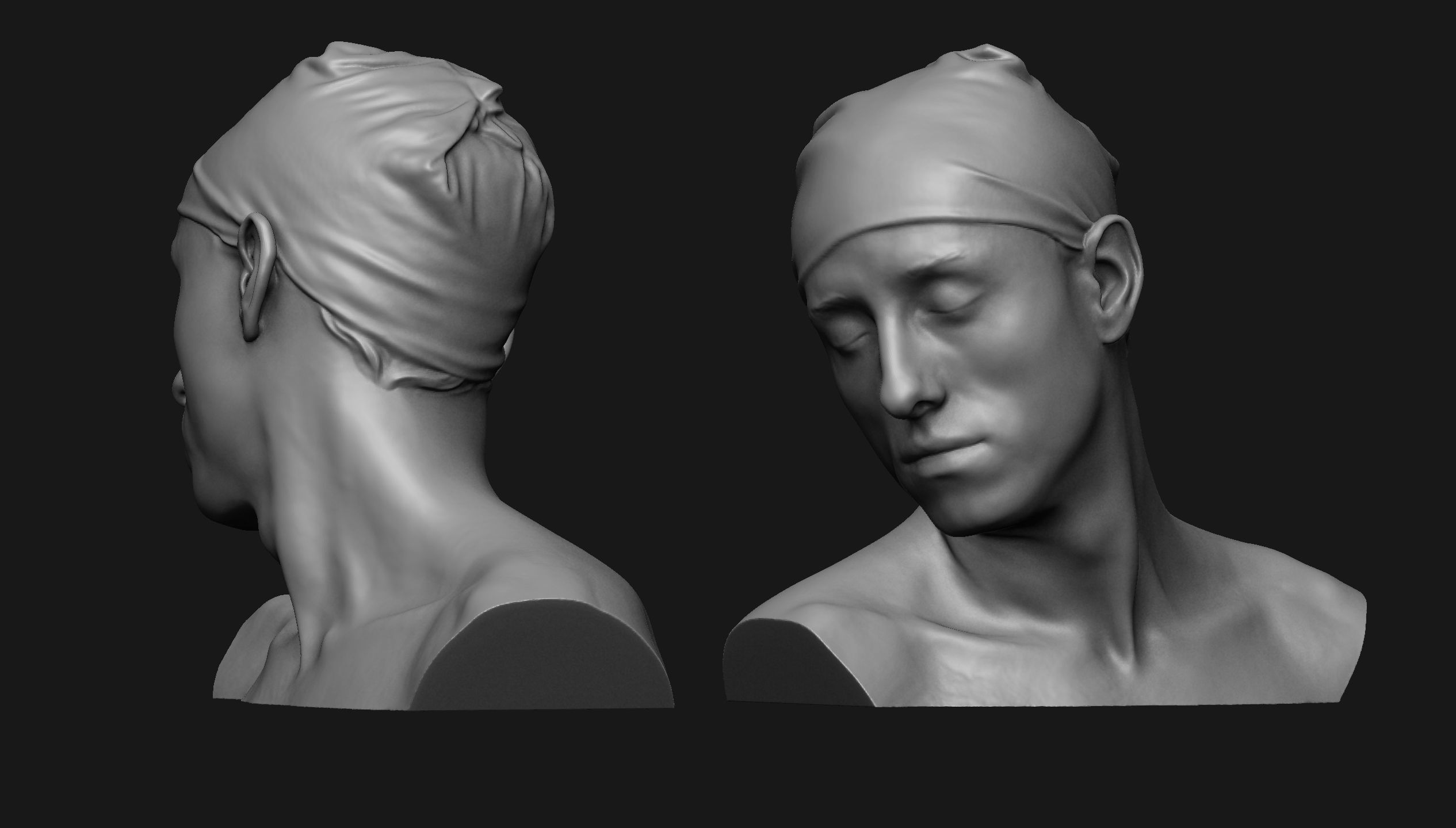 Neck Anatomy Reference Set 3D print model_4