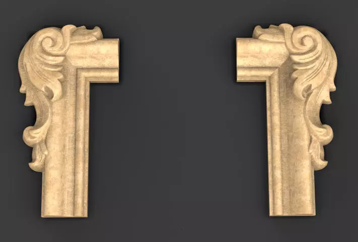 Frame Relief  3D STL model 3D print model_0