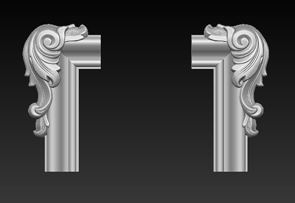 Frame Relief  3D STL model 3D print model_1