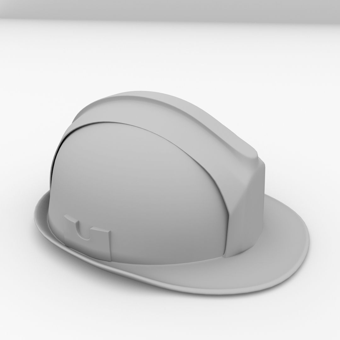 Construction Helmet 3D model_3