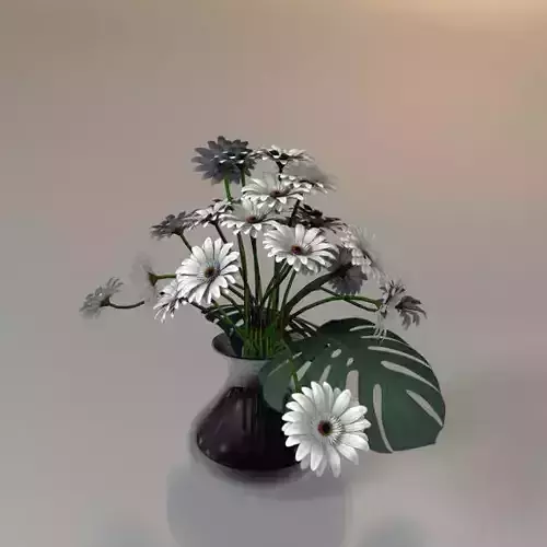 gerbra daisies in vase
