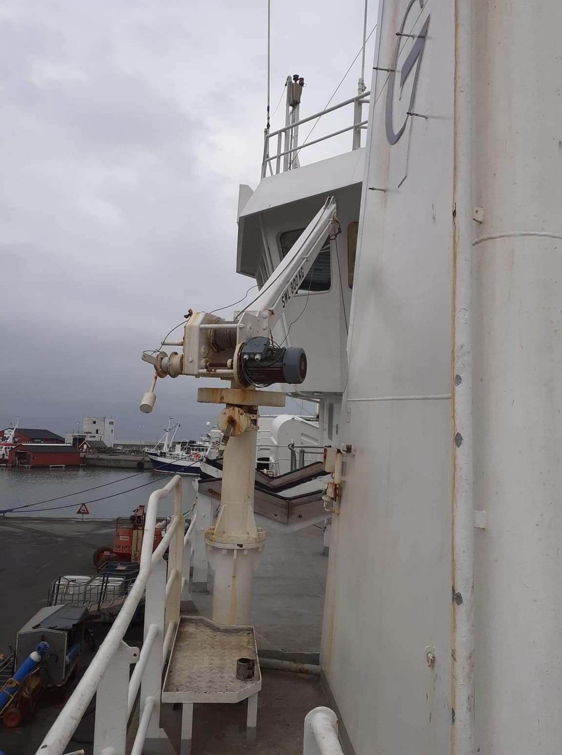 Lifeboat Crane 3D print model_6