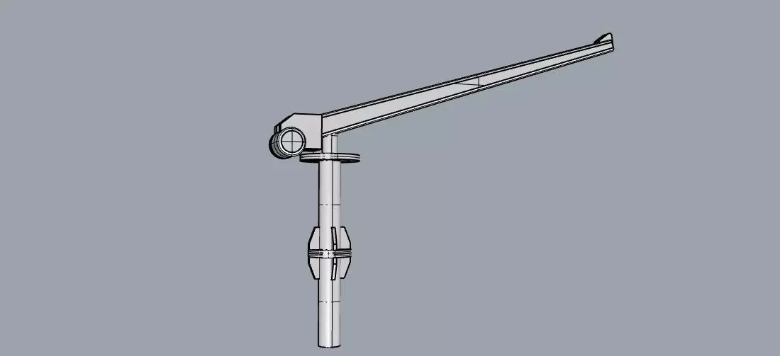 Lifeboat Crane 3D print model_0