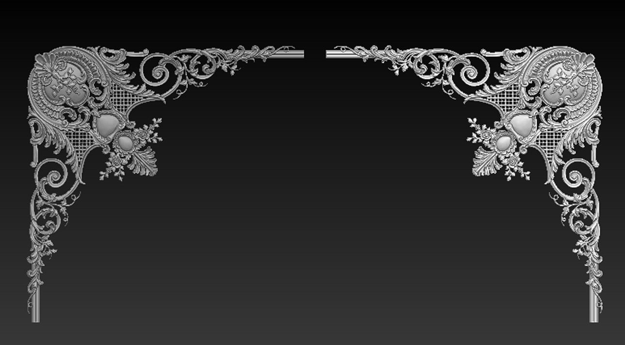 Frame Corner 2 3D model 3D print model_1