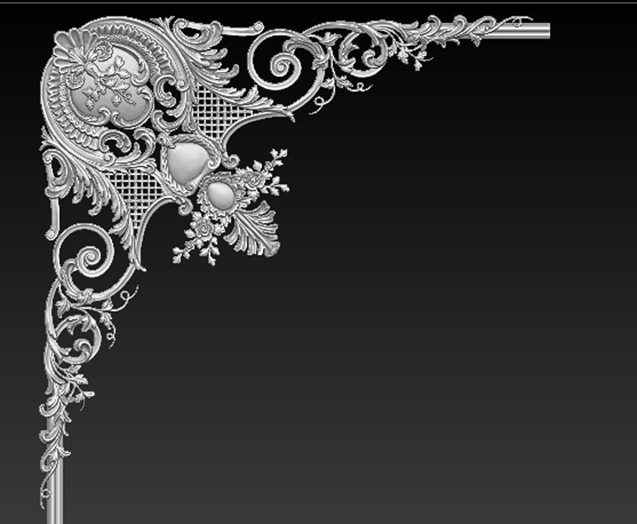 Frame Corner 2 3D model 3D print model_2