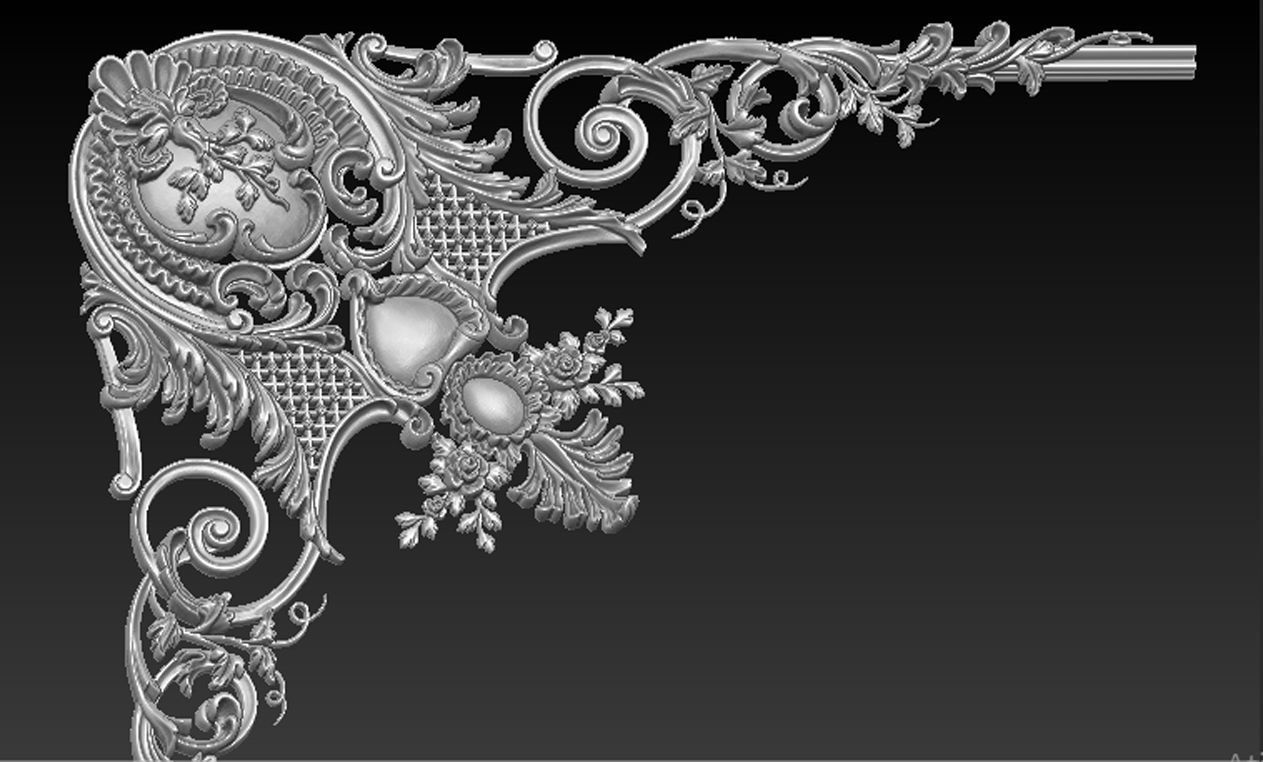 Frame Corner 2 3D model 3D print model_3