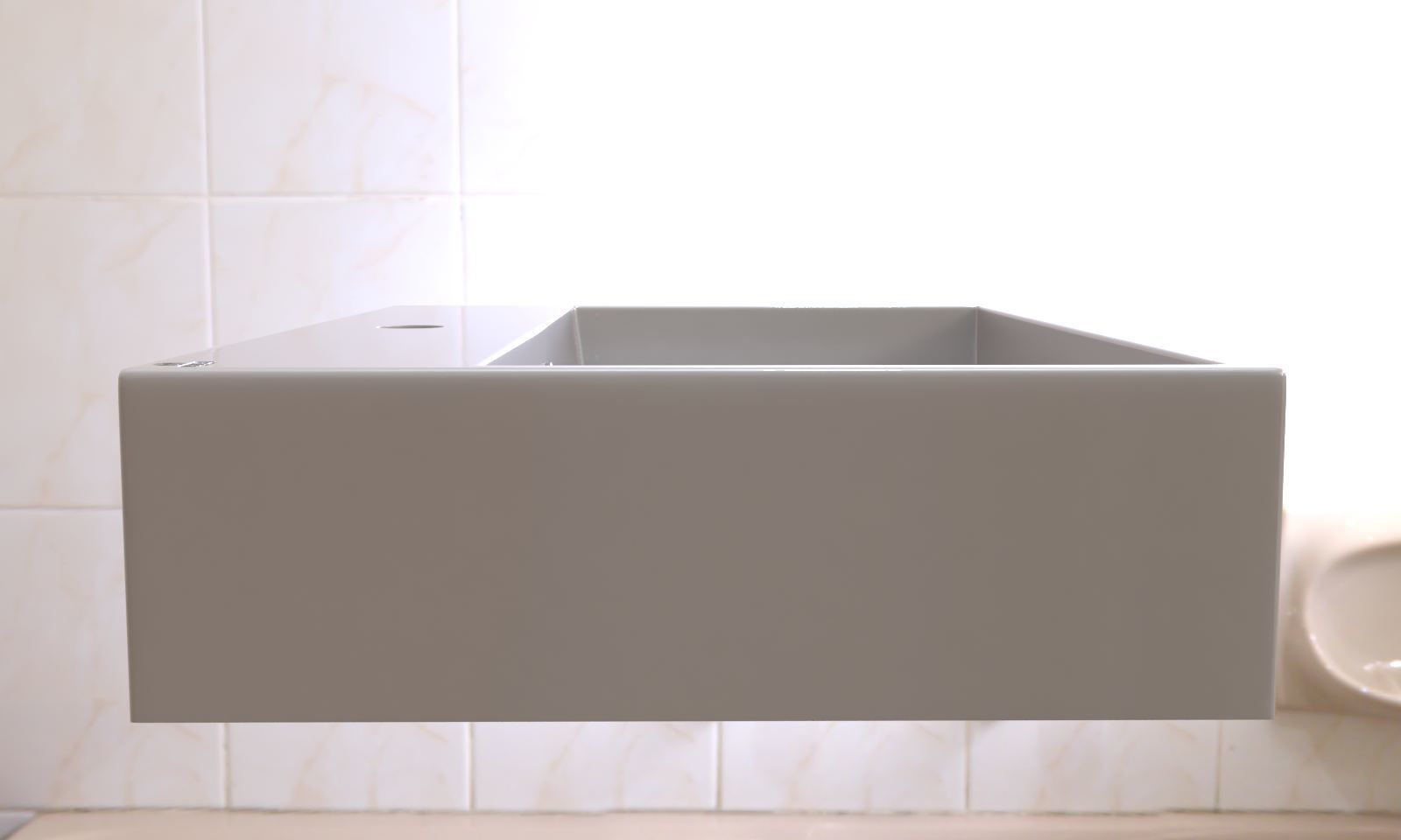 Washbasin bathroom sink hanging on wall 3D model_1
