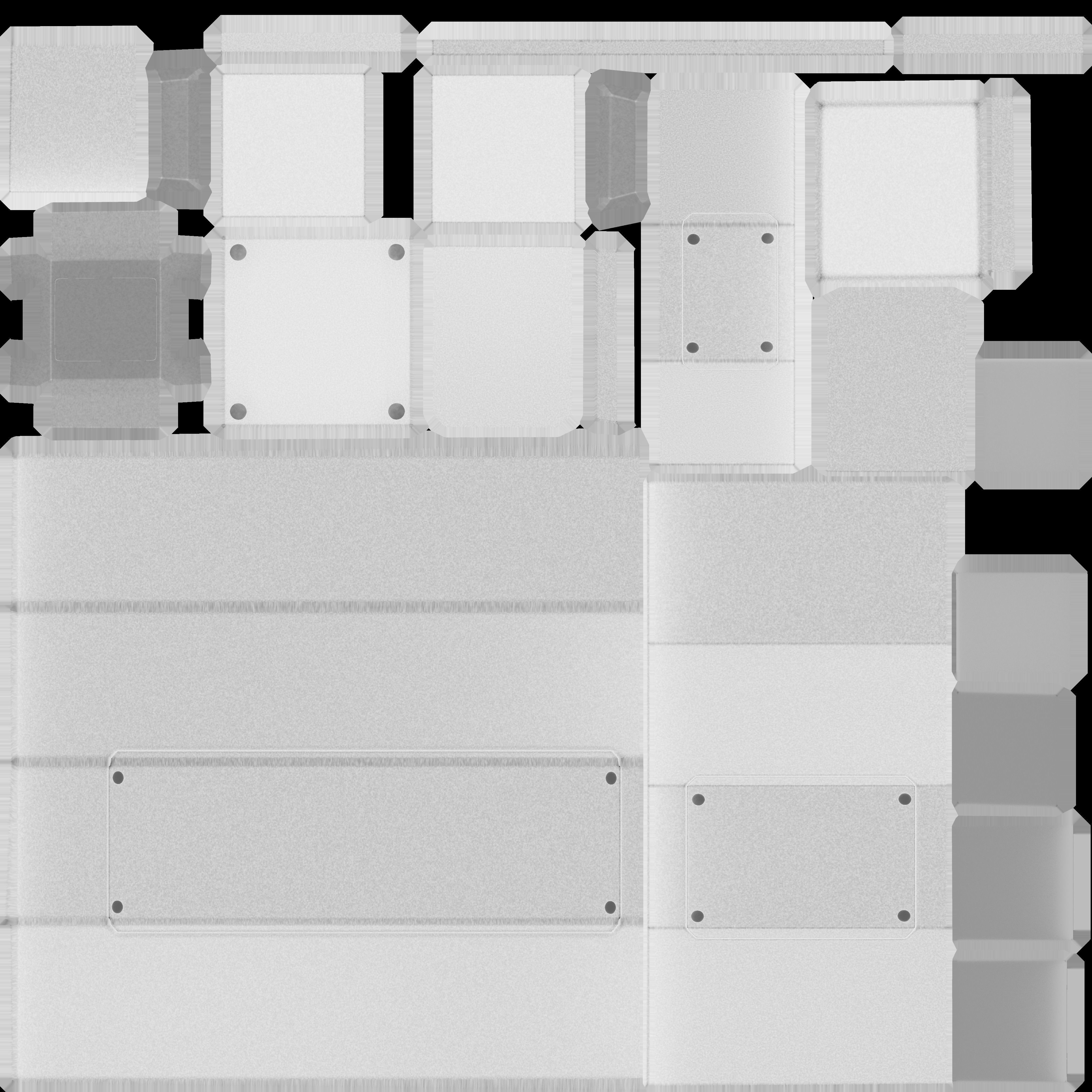 Street Light 8 Bollard 350mm Dark Red Version 3 Low-poly 3D model_104