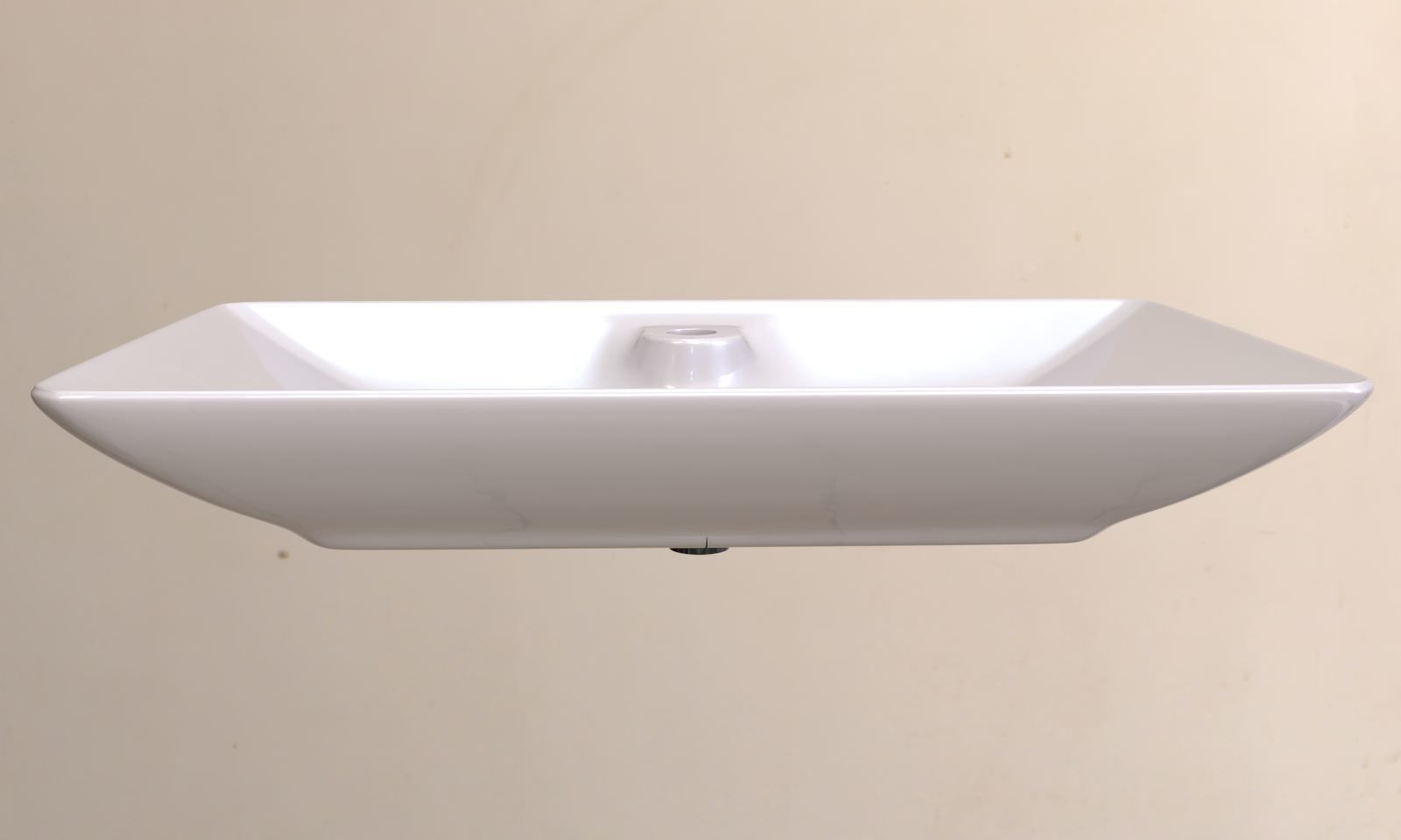 Washbasin bathroom sink with square shape 3D model_2