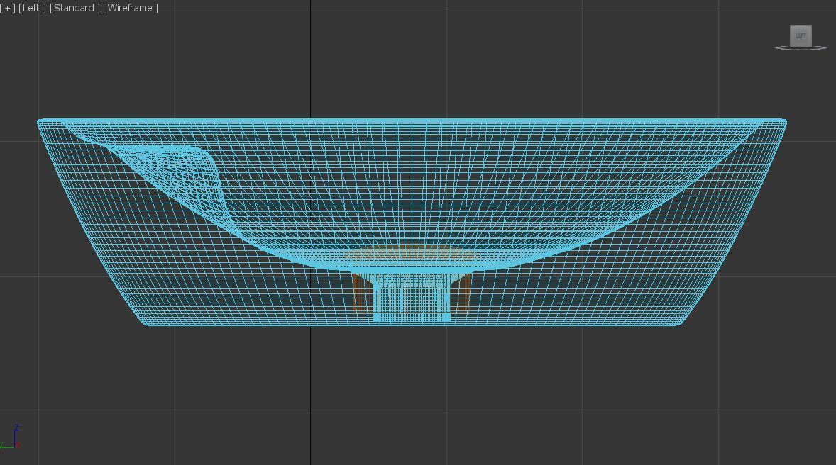 Washbasin ceramic bowl bathroom sink 3D model_4