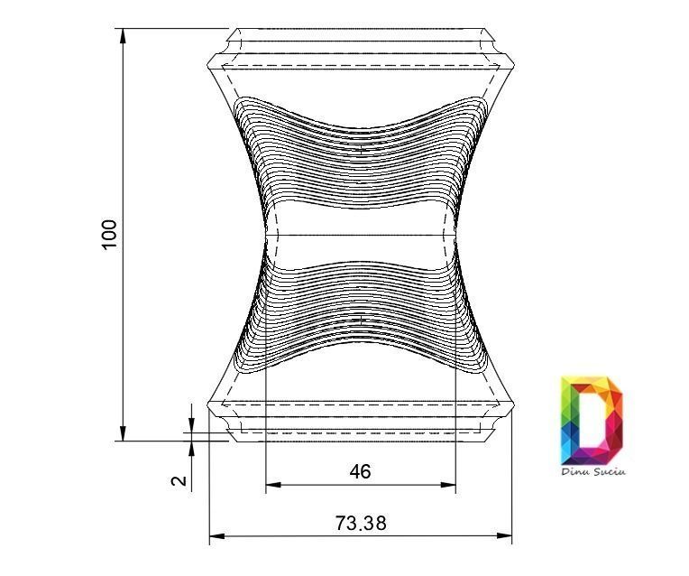 Pen holder 3D Print 3D print model_6