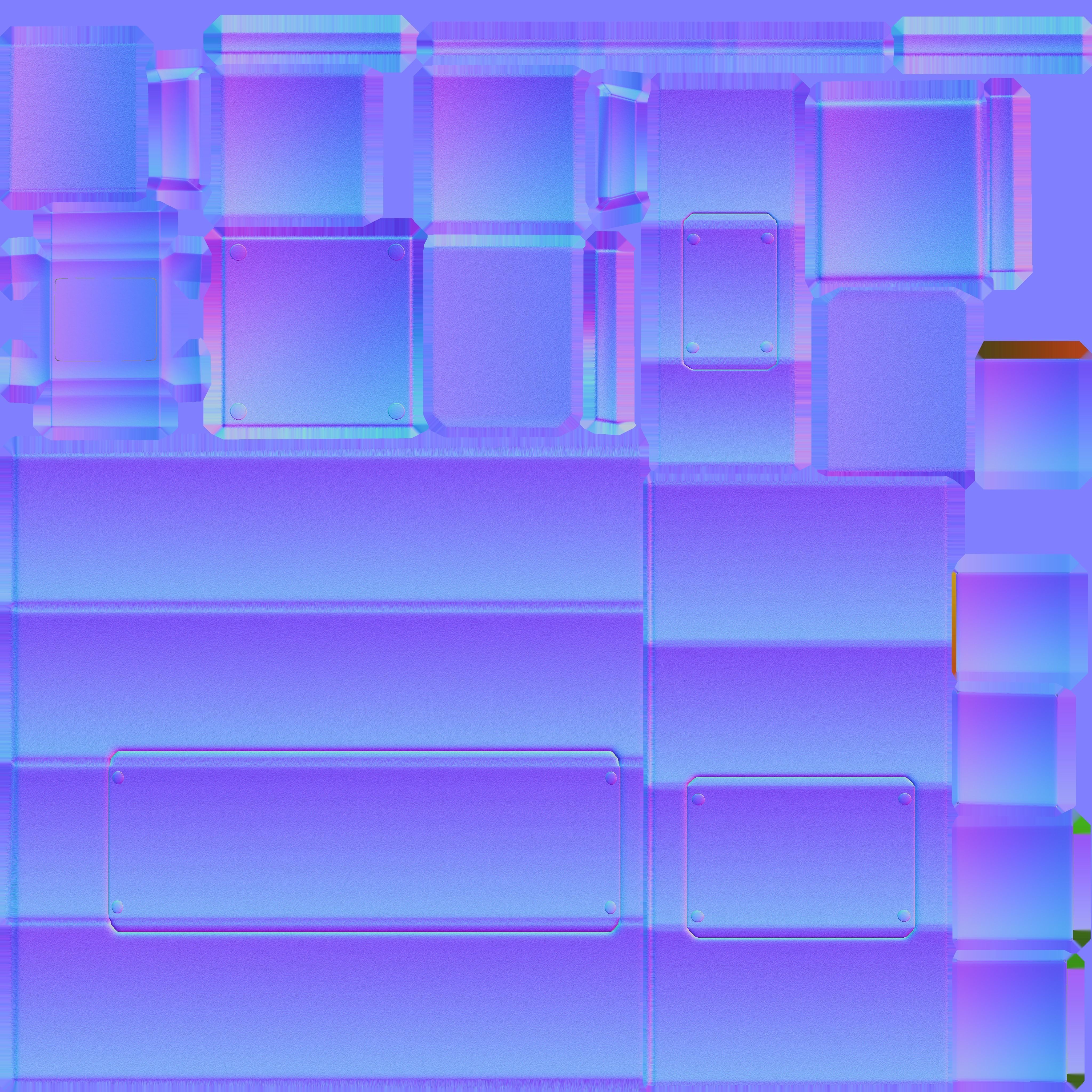 Street Light 8 Bollard 900mm Dark Red Version 3 Low-poly 3D model_101