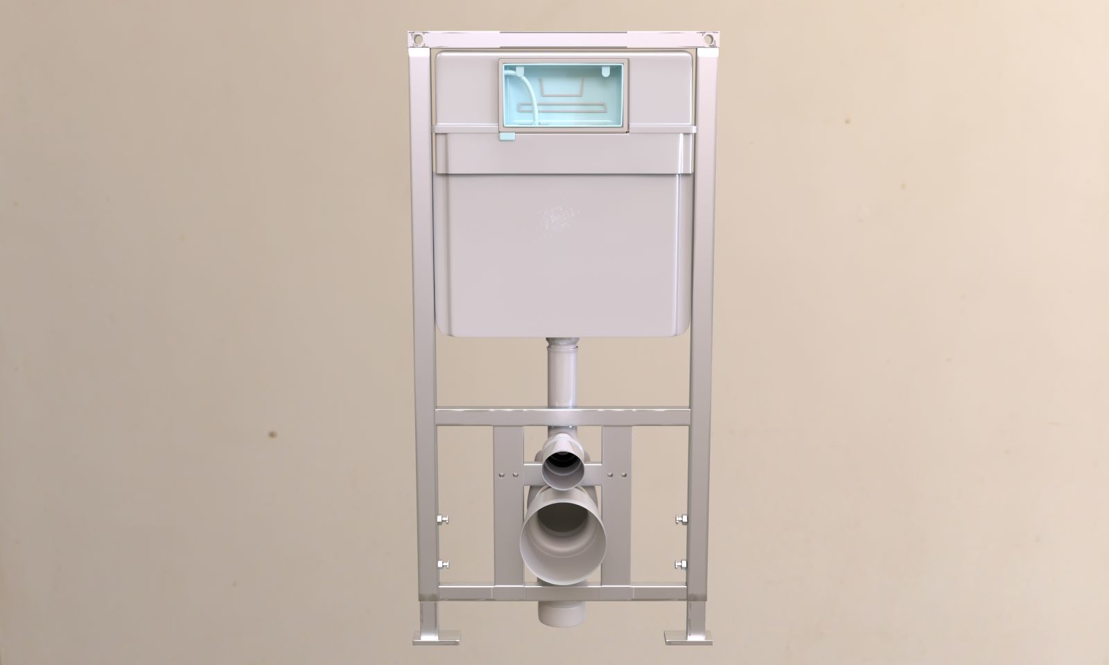 Flush tanks for hidden mounting 3D model_2