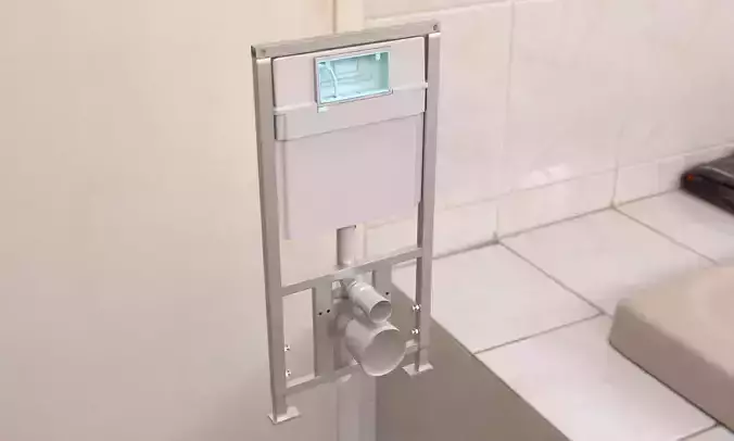 Flush tanks for hidden mounting