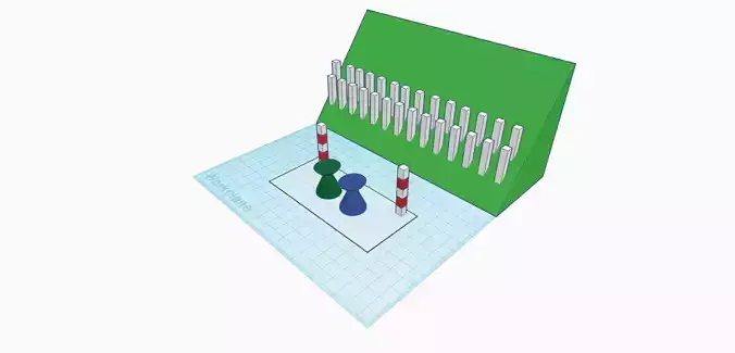 Refineries fence and piece of paper