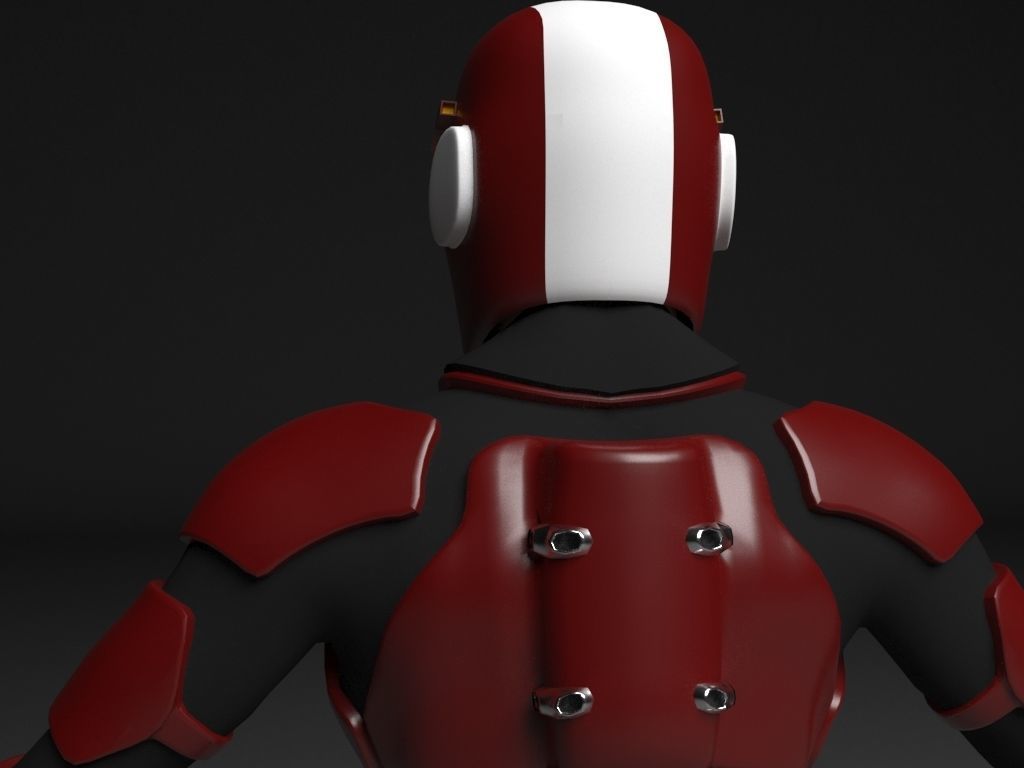 Future Soldier Low-poly 3D model_8