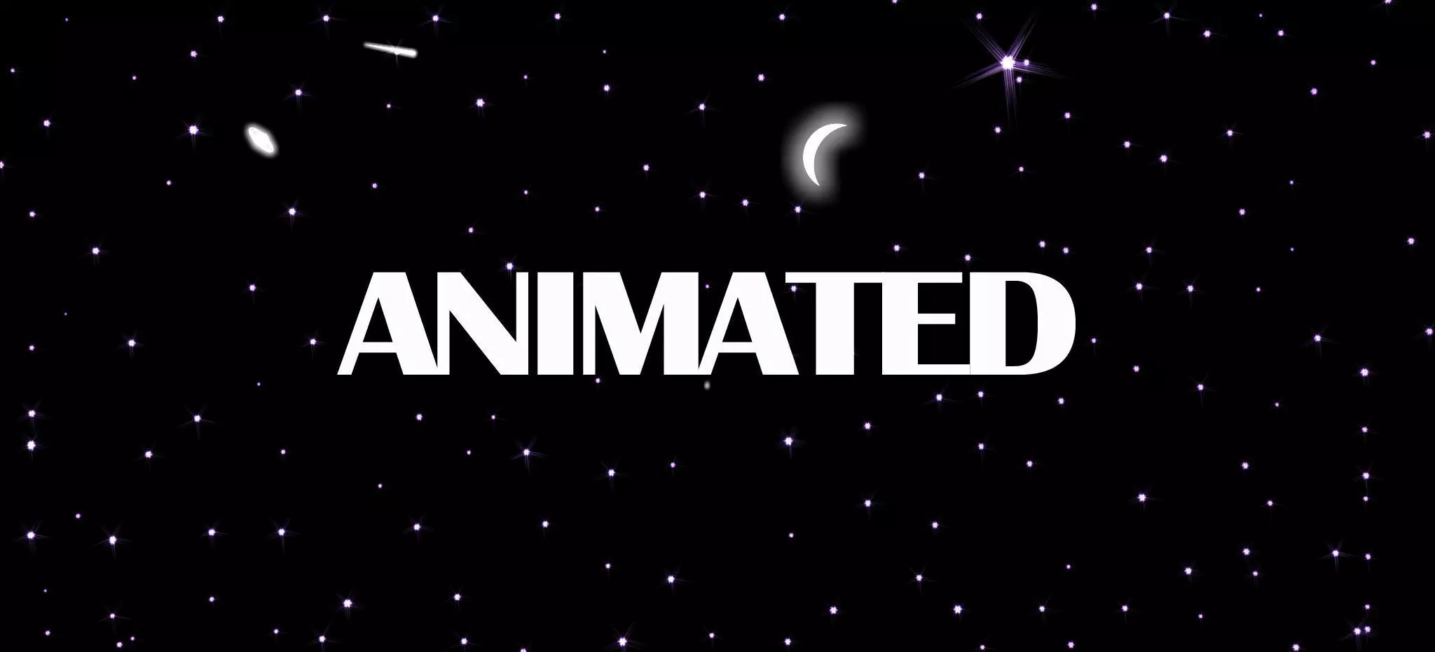 Animated Night Sky 3D model_0