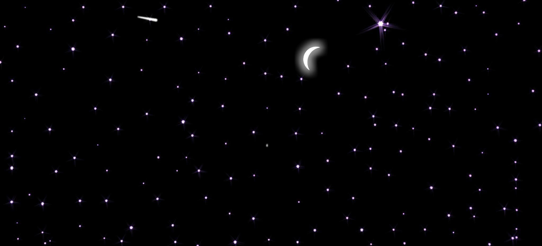 Animated Night Sky 3D model_1