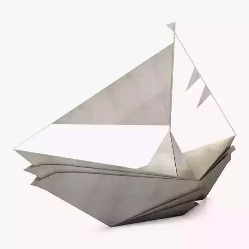 Boat Paper v 1 3D model