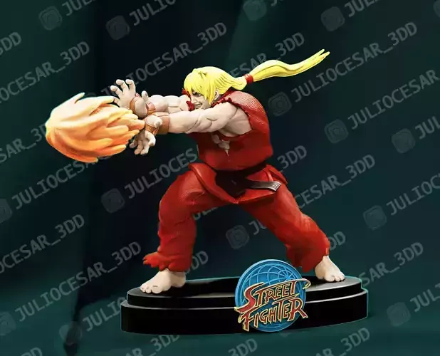 Street fighter - Ken Masters 3D print model