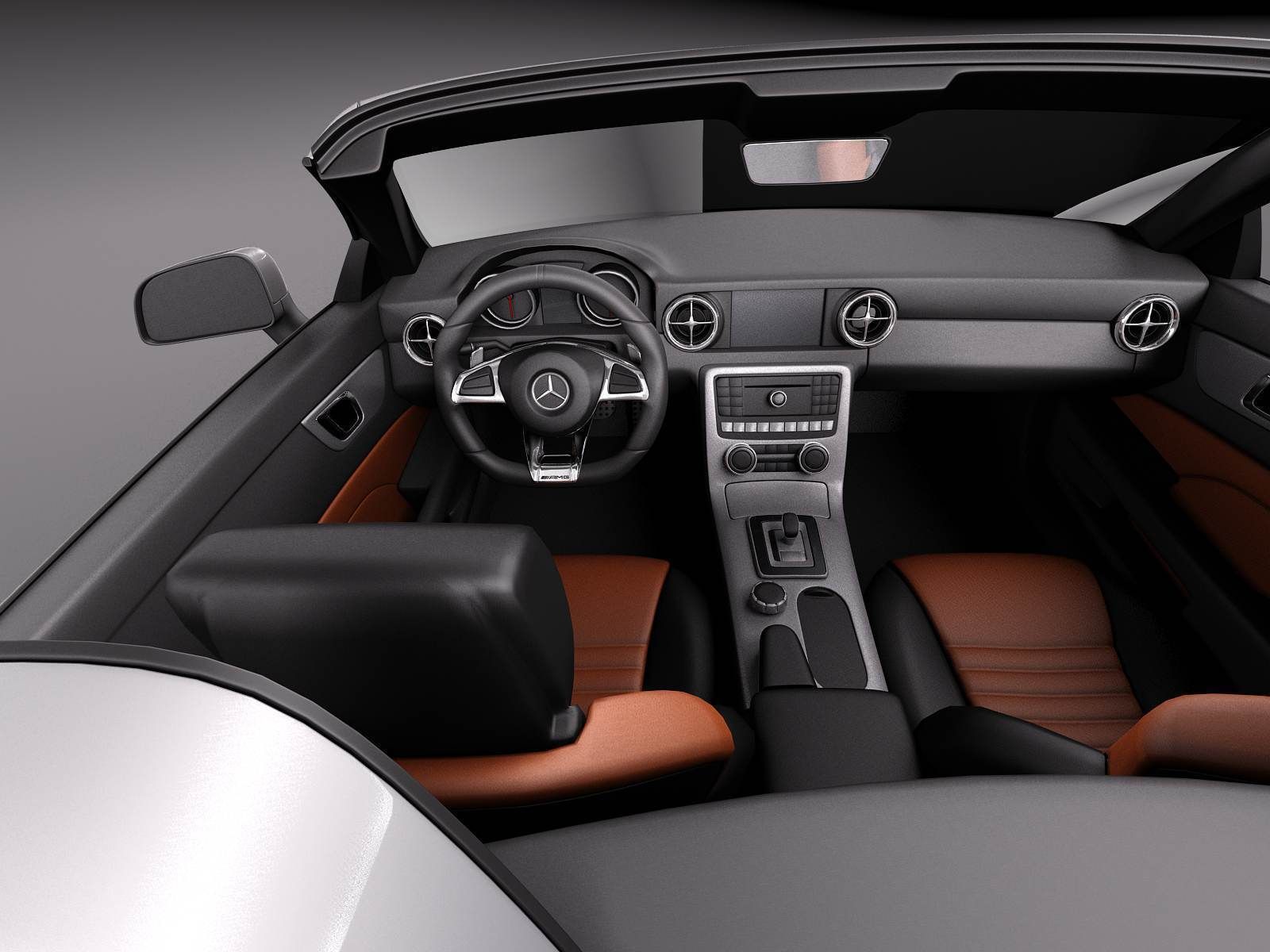 Mercedes-Benz SLC 2017 3D model_8