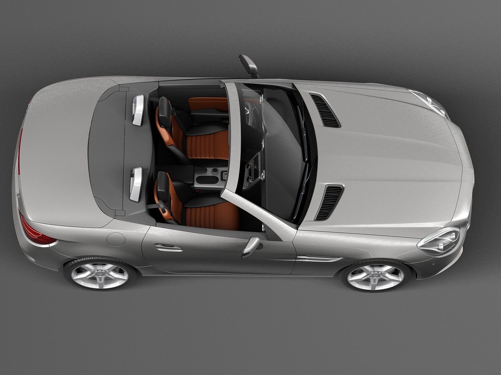 Mercedes-Benz SLC 2017 3D model_7