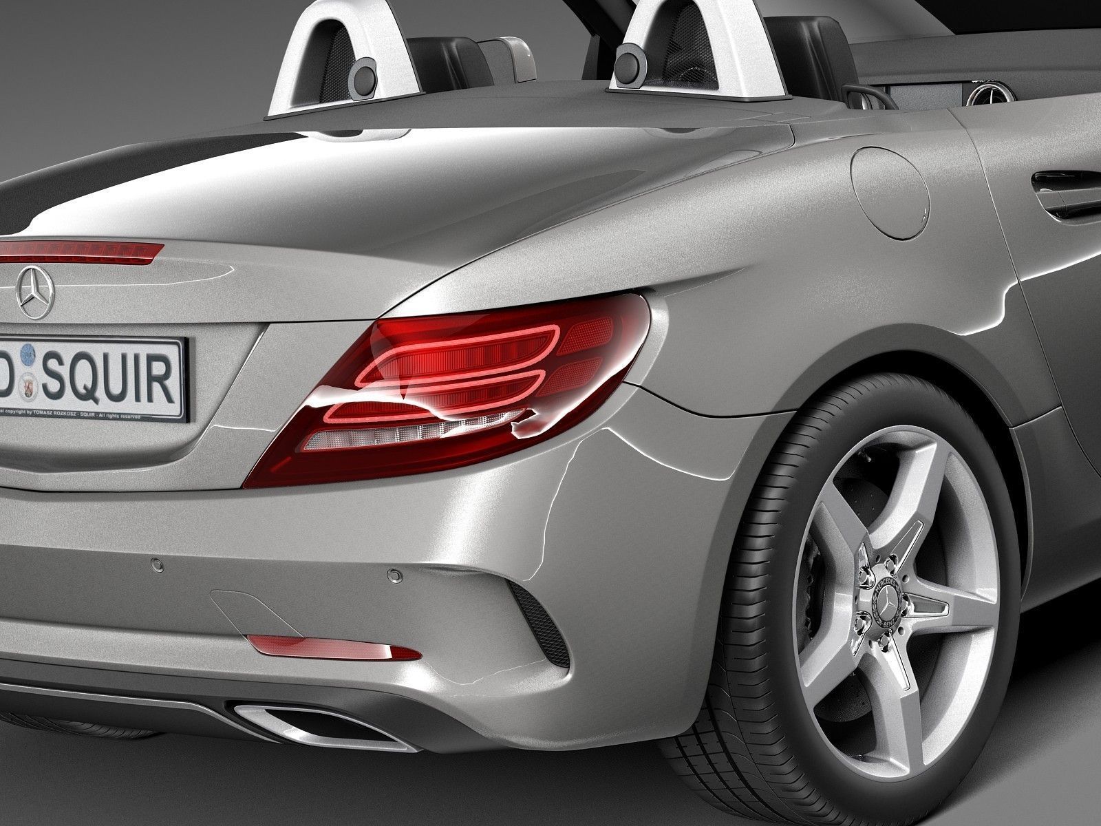 Mercedes-Benz SLC 2017 3D model_3