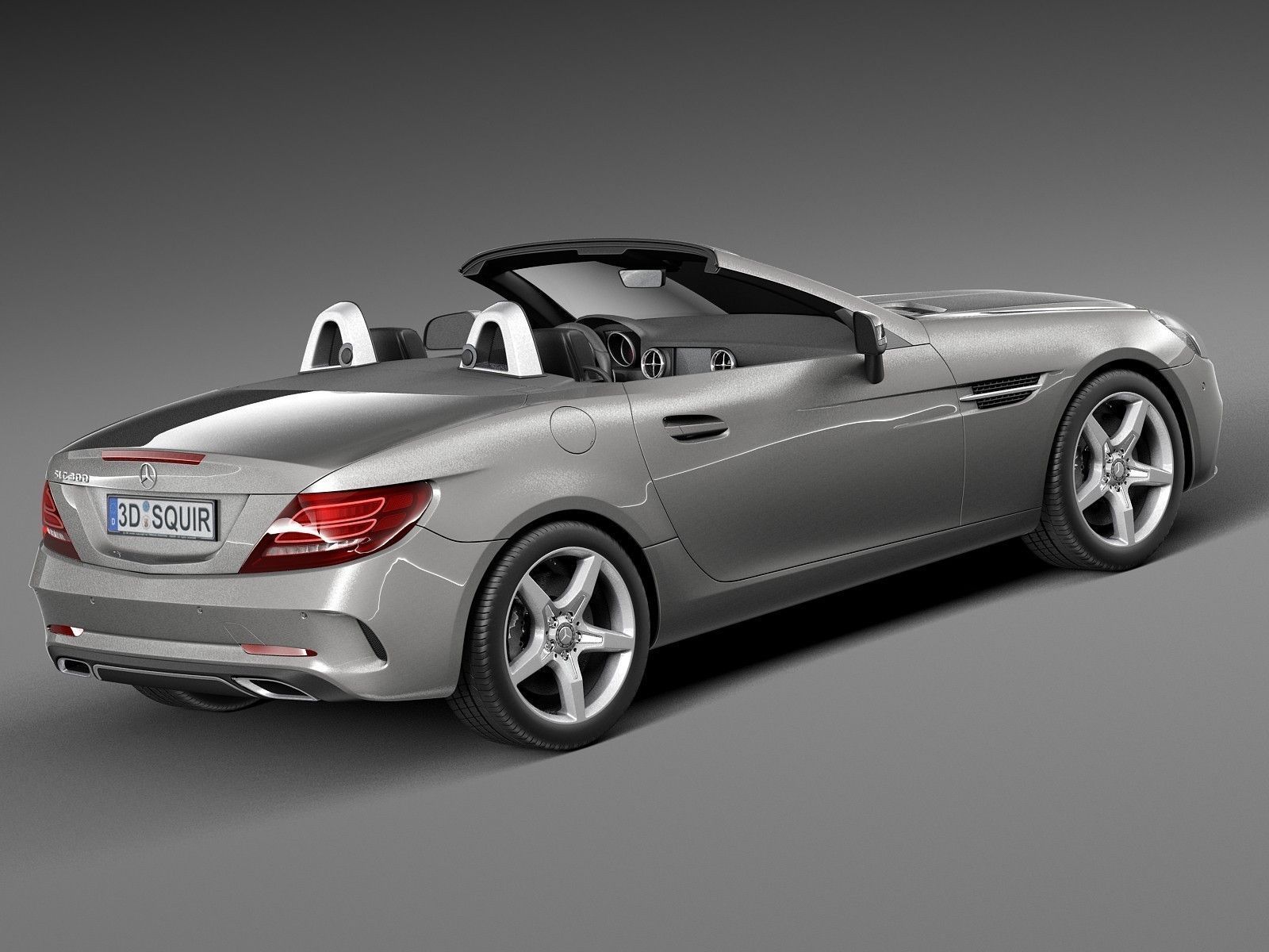Mercedes-Benz SLC 2017 3D model_5