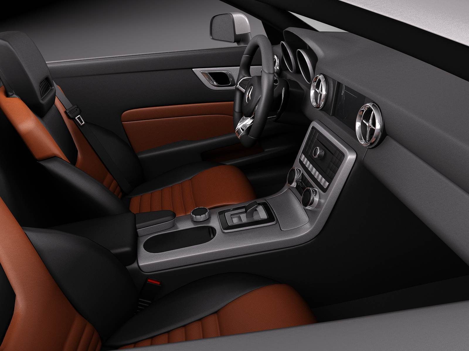 Mercedes-Benz SLC 2017 3D model_9