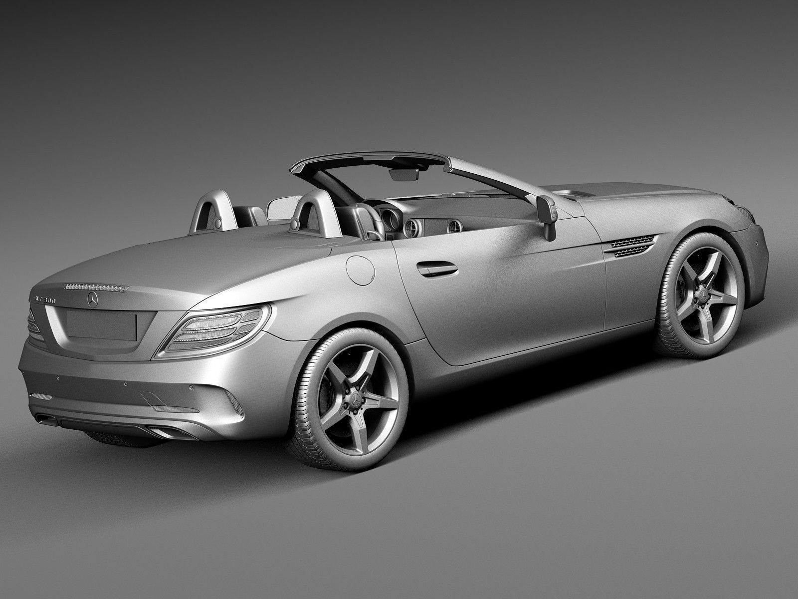 Mercedes-Benz SLC 2017 3D model_13