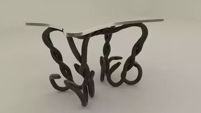 Snake table 3D model