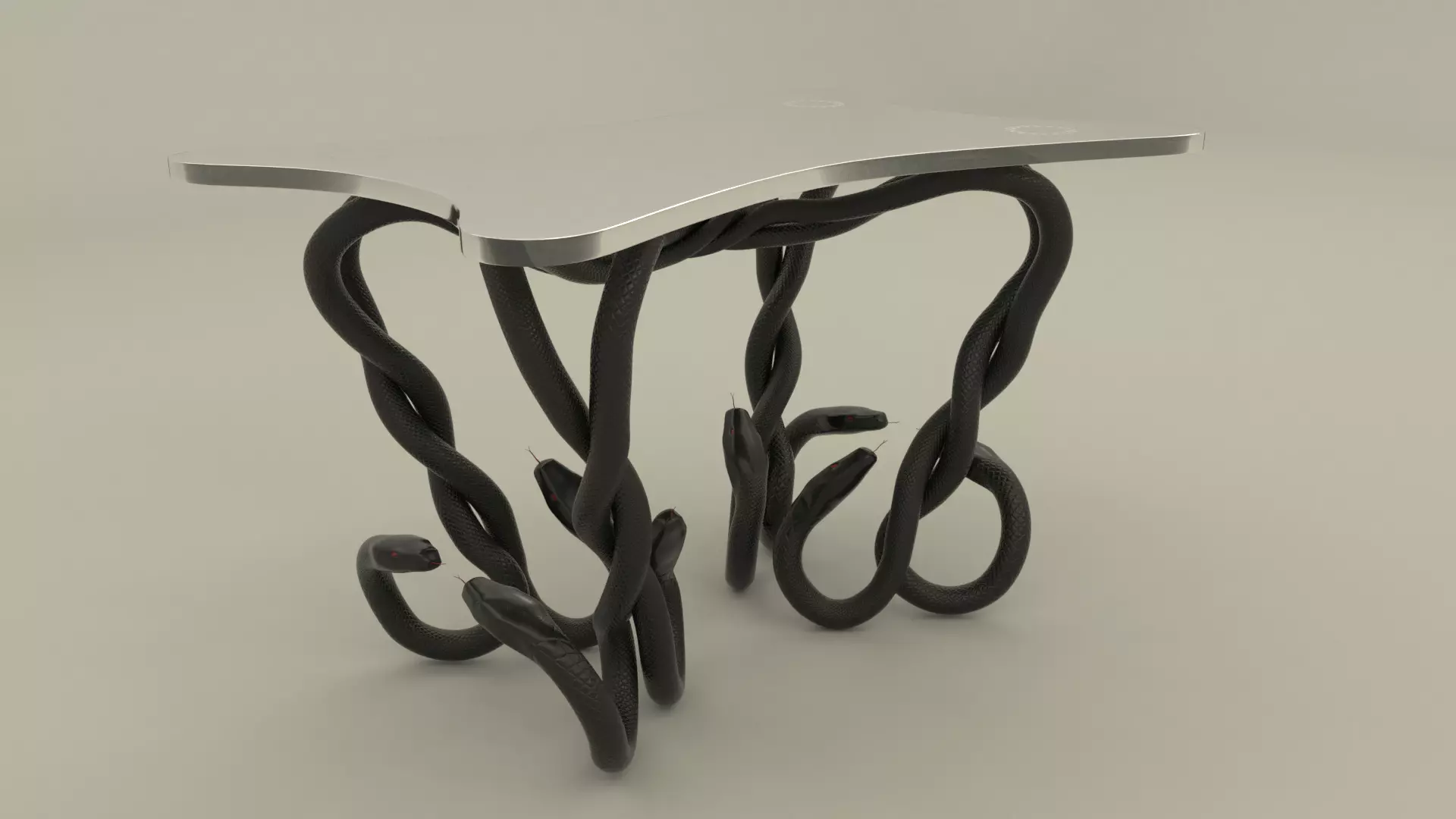 Snake table 3D model_0