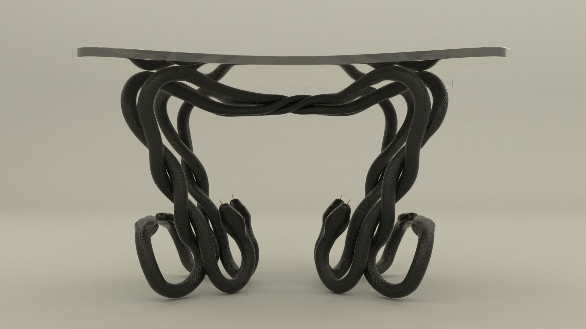 Snake table 3D model_4