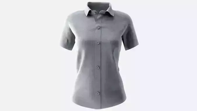 3D Woman Short Sleeve Shirt 