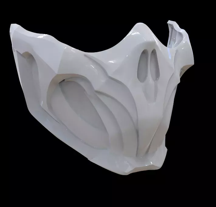 Scorpion Mask 3D PRINTABLE file  3D print model_0