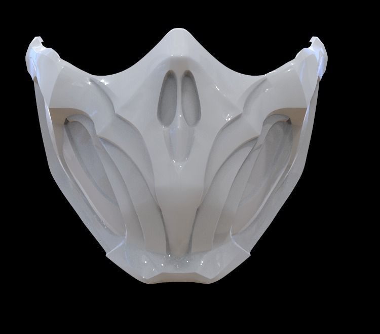 Scorpion Mask 3D PRINTABLE file  3D print model_1