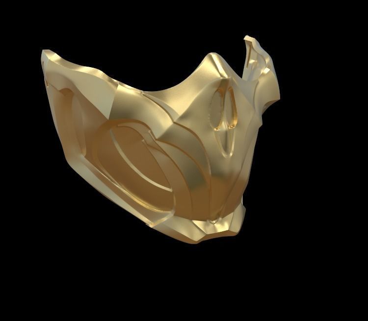 Scorpion Mask 3D PRINTABLE file  3D print model_2