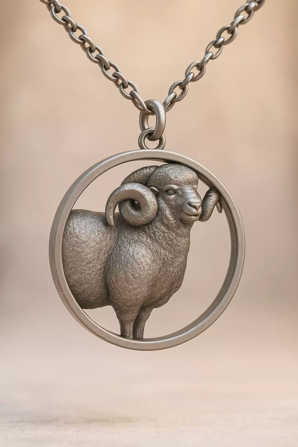 Aries in round 3D print model_0