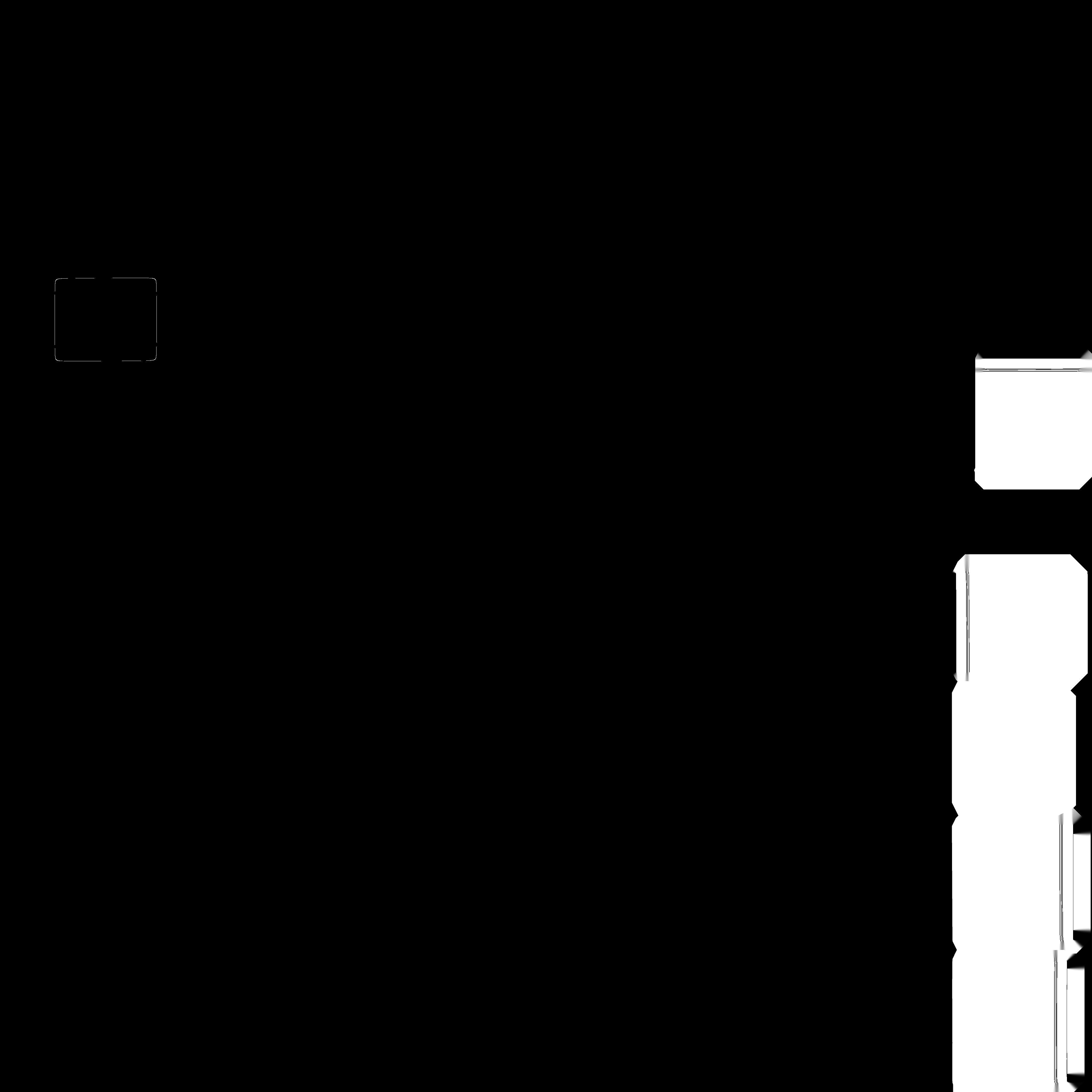 Street Light 8 Bollard 900 mm Futuristic Blue Version 2 Low-poly 3D model_105