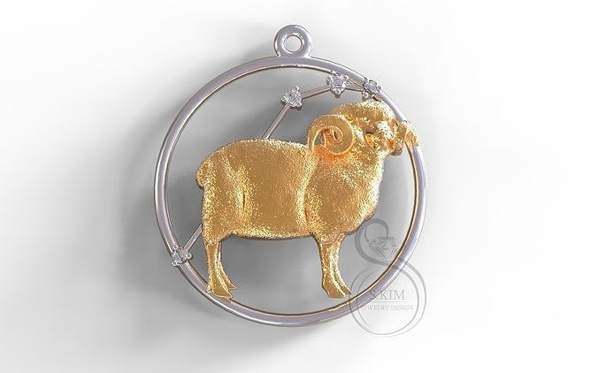Aries constellation 3D print model