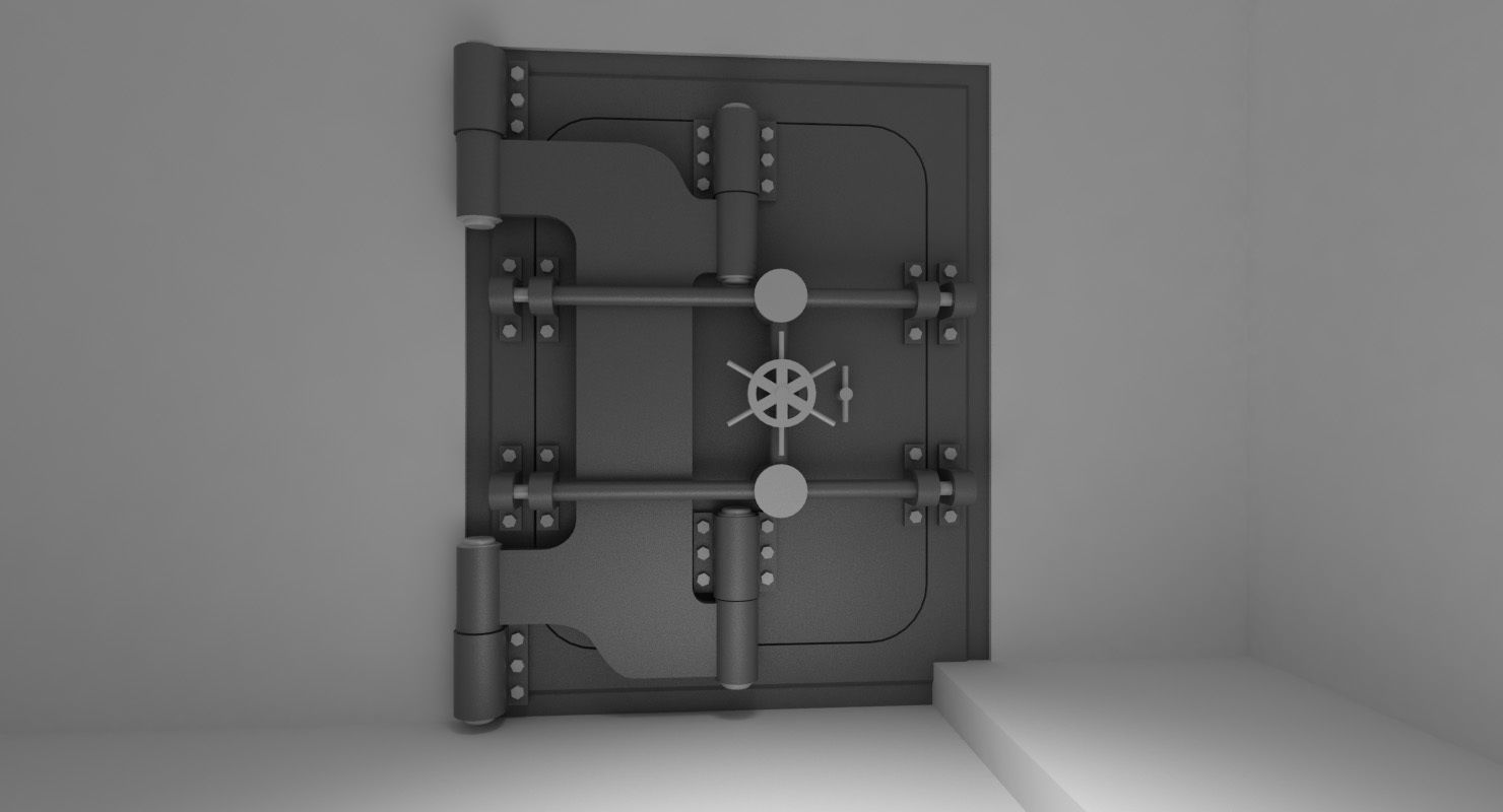 Fort Knox Bullion Depository 3D model_8