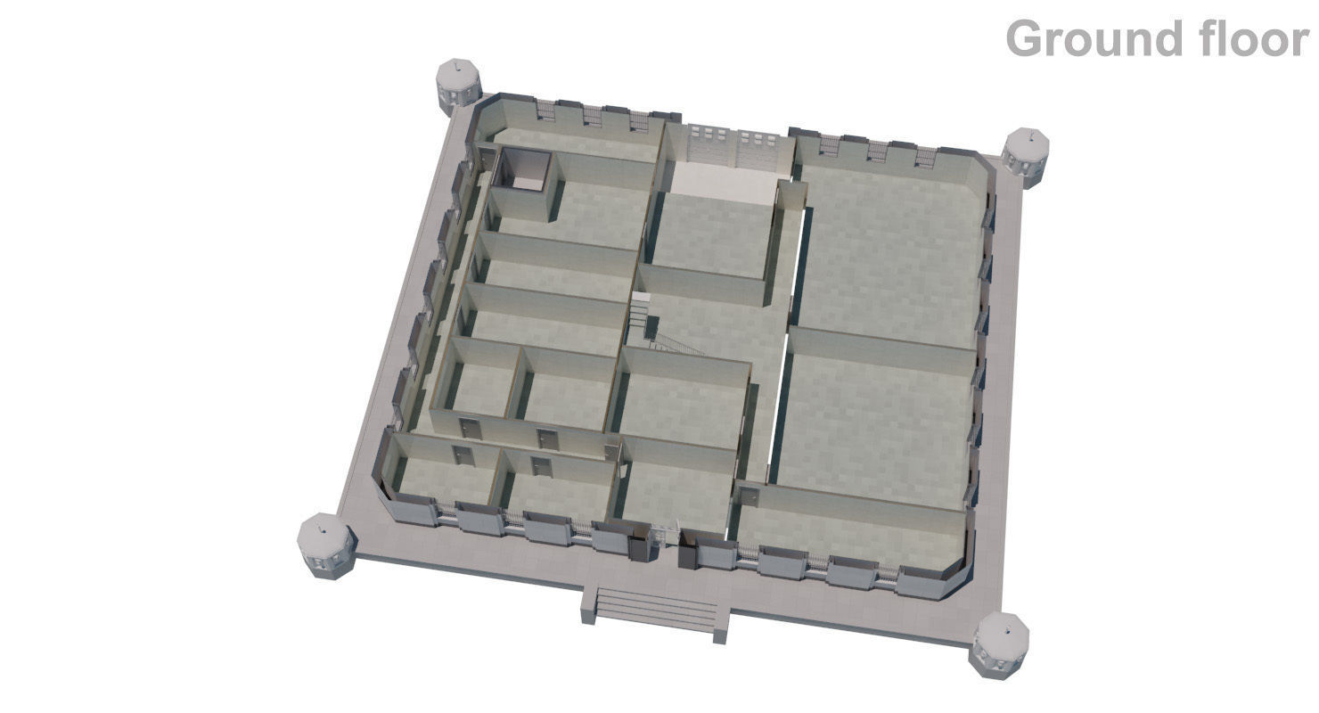 Fort Knox Bullion Depository 3D model_31
