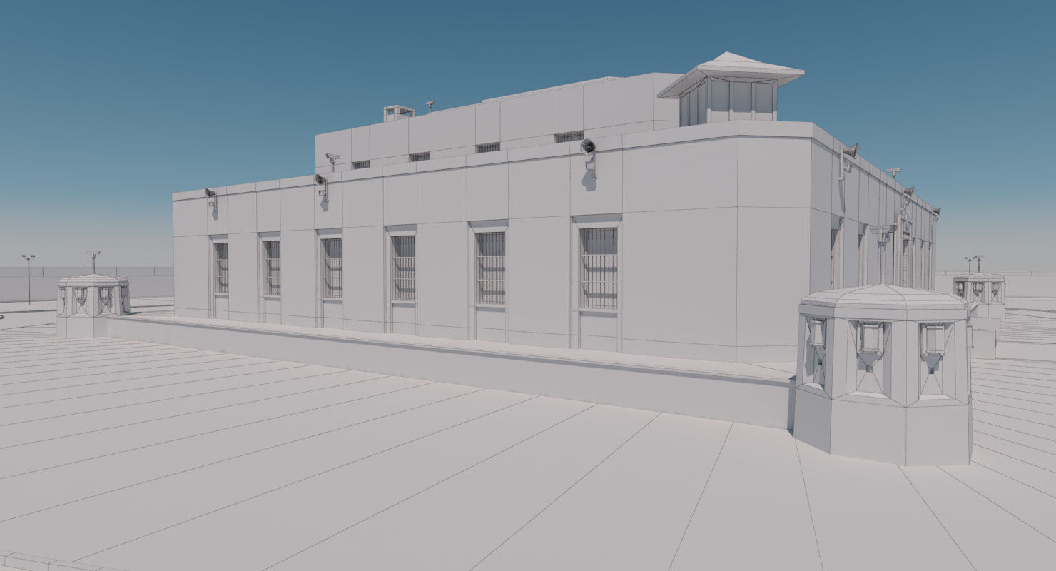 Fort Knox Bullion Depository 3D model_28