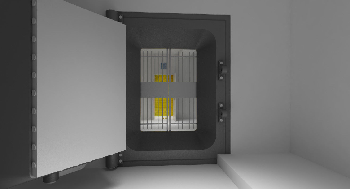 Fort Knox Bullion Depository 3D model_9